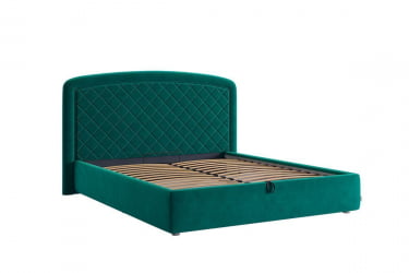 Кровать 1.6 Сильва 2 с подъем. механизмом ZP.KM1.6-18 сосна (велюр)