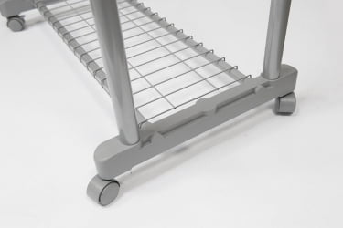 Гардеробная вешалка для одежды CH-4375 85-145x44x102-170 см, серый/хром