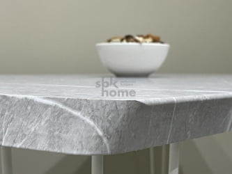 Крышка обеденного стола, Дублин (1250*750*32) Торос Грей, 70508 