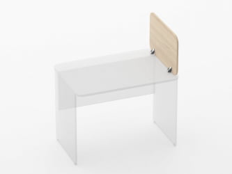 Экран разделительный прямой Glassy 5.14.06 Туя