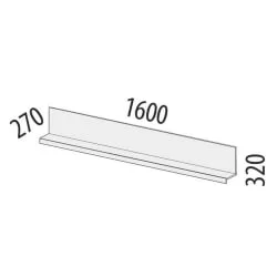 Полка в гостиную Тиффани 600.30