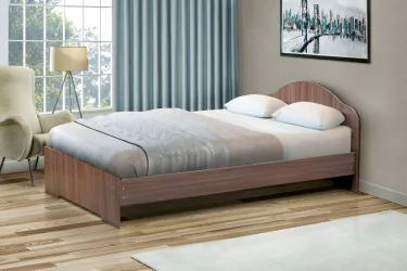 Кровать на уголках №3 1400*2000 Ясень Шимо темный