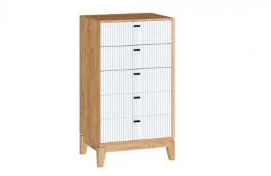 Тумба высокая Бари ЛД 698.120.000 Дуб Золотой Белый