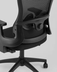 Кресло офисное ТопЧаирс Петал черный / TopChairs Petal