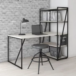 Стол компьютерный LOFTIS LMST 1515 Сосна Эдмонт/Черный