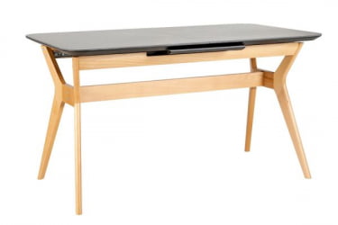 Стол раздвижной Нарвик Ceramic 140-180 Automatic Natur/Dark marble