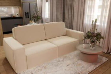 Диван прямой Сунндал (Berhouse) Цвет фасада: Левис 02 велюр; Тип: Прямой; Материал фасада: Металл/Велюр