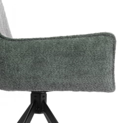 Стул Murano/Мурано опора 360, букле, изумруд-опал (Betsy)