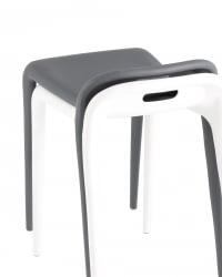 Табуретка Sletten пластик Серый