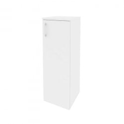 Шкаф средний узкий правый ONIX O.SU-2.3(R) Белый Бриллиант