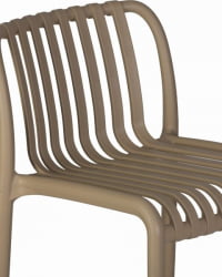 Стул полубарный ДОБРИН CХЛОЕ (бежевый) 4 шт / DOBRIN CHLOE