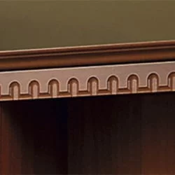 Шкаф-витрина угловой Гармония-4 (Итальянский орех)