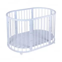 Кроватка для новорожденных Merry Happy 01 Белая
