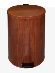Урна с педалью 20 л (вишня)