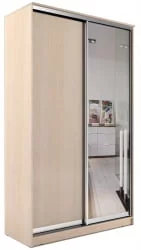 Шкаф-купе эконом Хит-24-14-15 Дуб млечный