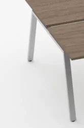 Л-образный металлический каркас с траверсами Deka 73.145.08 К Металлик матовый муар