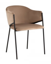 Стул Брасе велюр Капучино / Brace