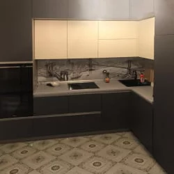 Глянцевый фартук (КОМПОЗИТ) KM 48