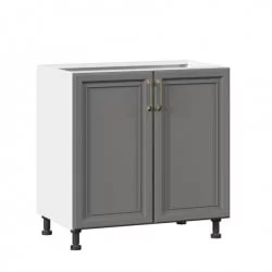 Тумба кухонная 800 Джелатто ЛД 241.060.000.090 Белый Оникс серый