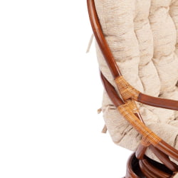 Кресло вращающееся FLORES 5005 /без подушки/ Pecan (орех)