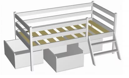 Ящики выкатные RooRoom VK-11р Розовые