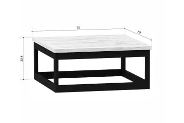 Стол журнальный 700 Техно ЛД.678.240.000 Дуб золотой