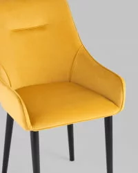 Стул Джоан велюр Оранжевый