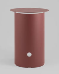 Журнальный столик Floire металл бордовый