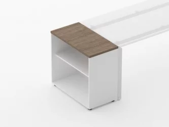 Тумба открытая Deka 9.01.08 Дуб Верцаска/Белый