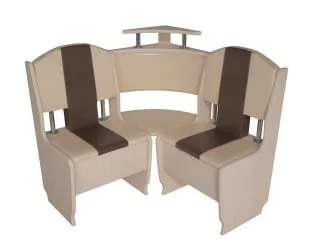 Кухонный уголок София XL Дуб млечный