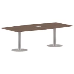 Конференц-стол на 6-8 человек IMAGO ПРГ-4 Ясень Шимо-белый