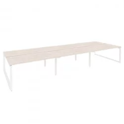 Рабочая станция на О-образном м/к ONIX O.MO-D.RS-6.4.8 Денвер Светлый/Белый