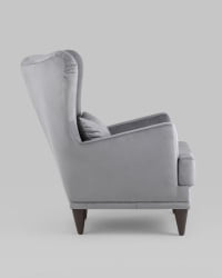 Кресло Скотт велюр Серый