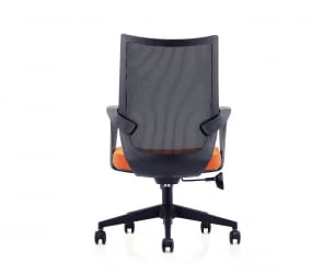 Кресло офисное Спэйс LB Черный/Оранжевый