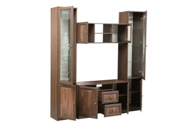 Шкаф для посуды в гостиную Габриэлла 06.87 Дуб кальяри Дуб коньяк