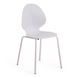 Стул EBAY (mod 03) металл/пластик, 52x46x83.5, белый