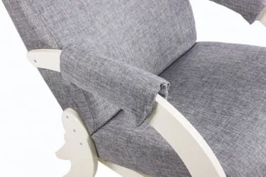 Кресло-качалка Модель 68 М (Сливочный/Verona Antazile Grey)