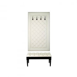 Настенная вешалка в прихожую Оливия Н2 Молочный