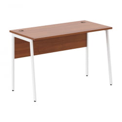 Стол для персонала IMAGO Plus СП-2.1P Орех французский Белый