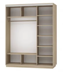 Шкаф в прихожую Экспресс Медиум-1 1800х2200х Дуб молочный / 1800х2200h