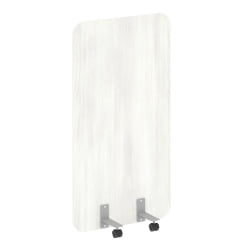 Перегородка на металлических опорах, на роликах R-line DP.R-80-150 Снежная Патина