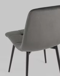 Стул Одди велюр Темно-серый