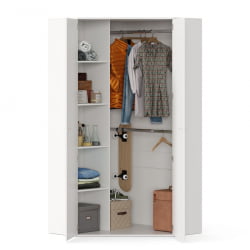 Шкаф угловой 45 Милтон ЛД 537.040.000 Белый