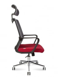 Кресло офисное Интер CХ-180А-ОА2016-АК30-63 чроме басе / CH-180A-OA2016-AK30-63 chrome base