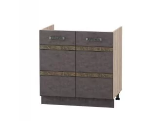 Стол под мойку Бруклин 101.51 Дуб Кронберг/Лагода/Антрацит