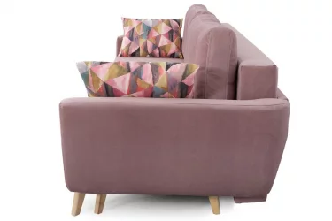 Диван-кровать Калгари-2 Стандарт Альба роза/Твинкли розовый