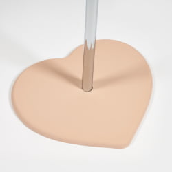 Вешалка для одежды напольная металлическая MASHA МДФ/металл, 30,5*41,5*84 см, пудра