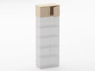 Антресоль широкая Glassy 6.04.131 Орех