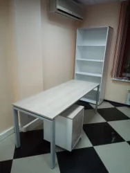 П-образный металлический каркас с траверсами Deka 7.07.18 К Металлик матовый муар