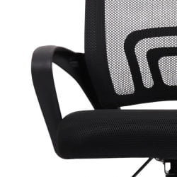 Кресло CРОМЕКС (КРОМЕКС) Топ CХ-695 сетка/ткань ТВ черное / CROMEX Top CH-695 TW